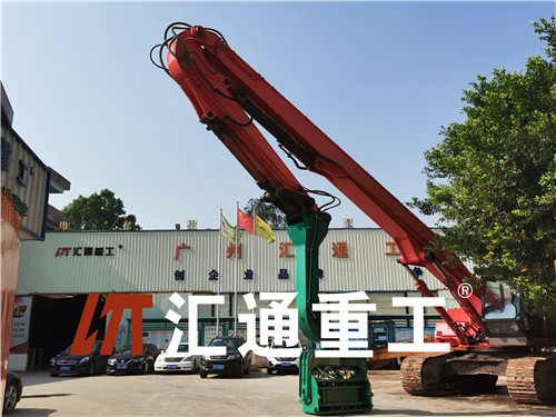 挖掘機(jī)打樁臂、打樁臂、打樁錘、挖掘機(jī)打樁臂廠家